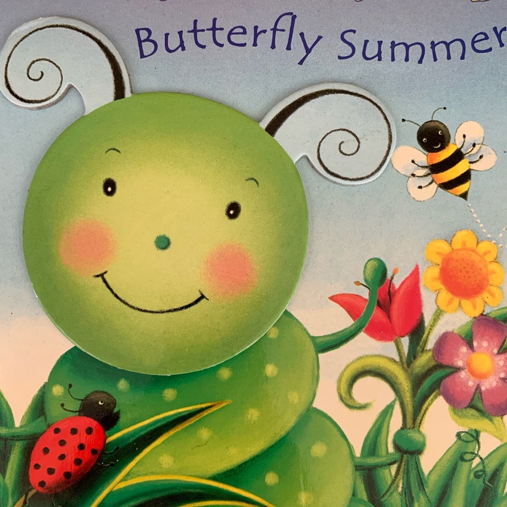Hard cover of the children's book Caterpillar Spring. By Susan Hood.